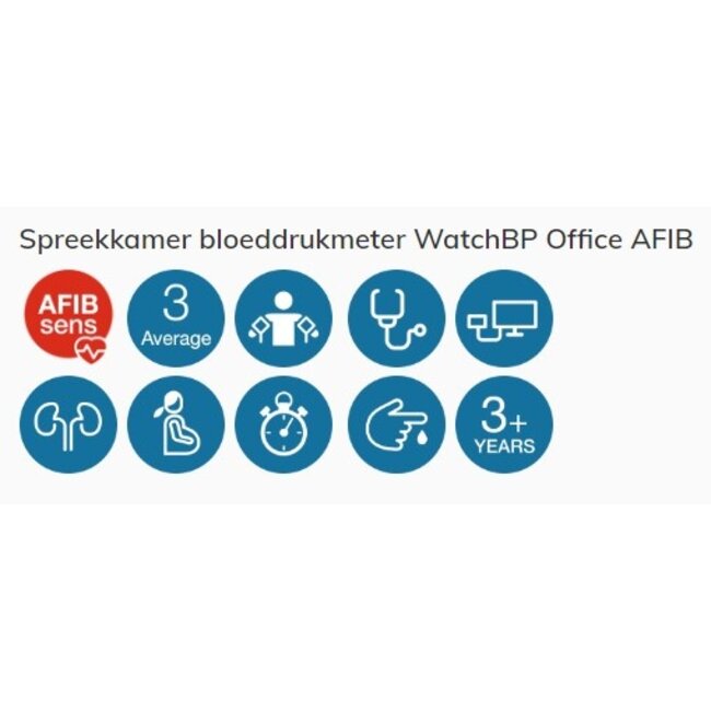 Microlife Watch BP Office AFIB Spreekkamer bloeddrukmeter