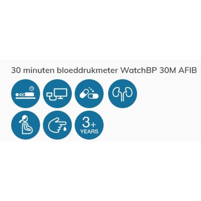 Microlife WatchBP Office 30M bloeddrukmeter 30 minuten + Afib