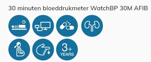 Microlife WatchBP Office 30M bloeddrukmeter 30 minuten + Afib, foto 2 van 3
