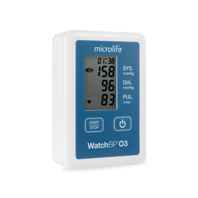 Microlife WatchBP O3 24-uurs bloeddrukmeter – zonder AFIB