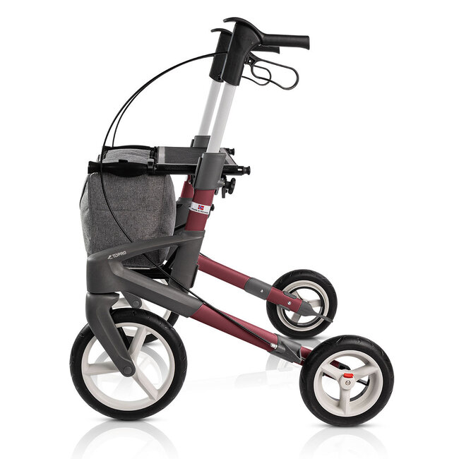 Topro Troja Olympos ATR/ ATR SLIM lichtgewicht rollator - Wijnrood