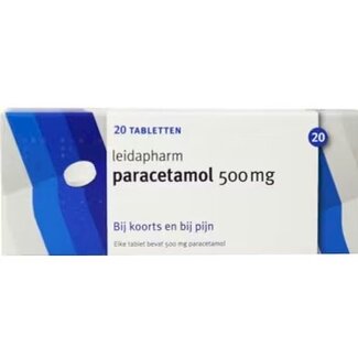 Paracetamol tablet 500mg.