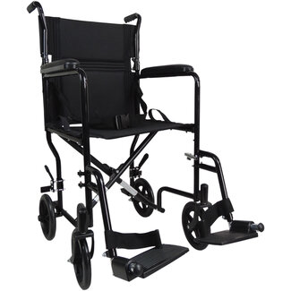 Transport rolstoel - zwart