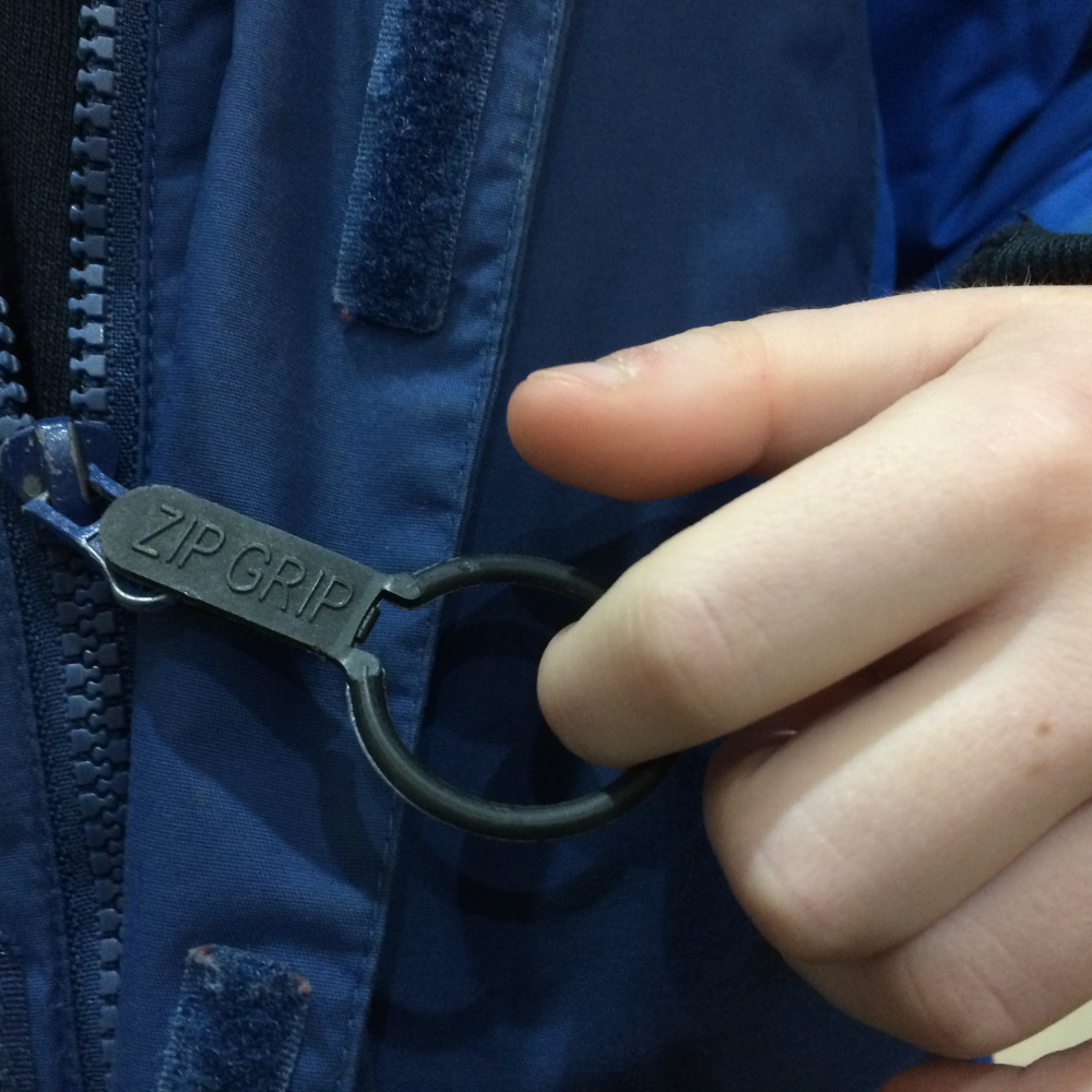 able2 Kunststof rits ringen "ZipGrip" - 6 stuks, foto 2 van 3
