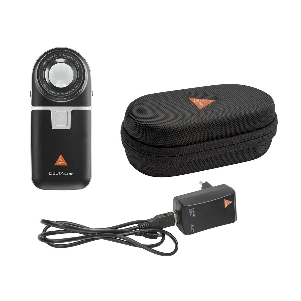 Heine DELTAone Dermatoscoop Black/Silver - LED HQ & Gepolariseerd Licht, foto 4 van 6