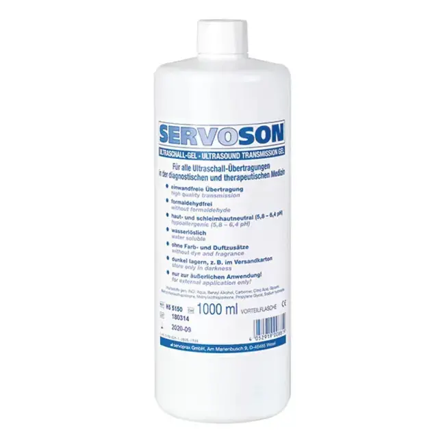 Servoson Ultrasone contact/dopplergel 1000ml.