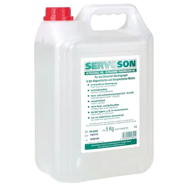 Servoson Servoson Ultrasone contact/dopplergel 5 Liter