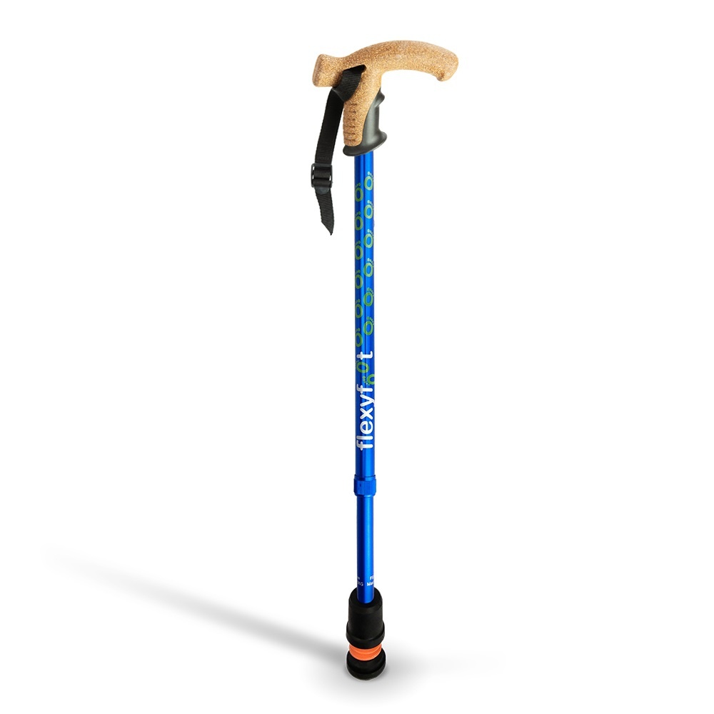 Flexyfoot Wandelstok met kurken handvat, foto 4 van 5