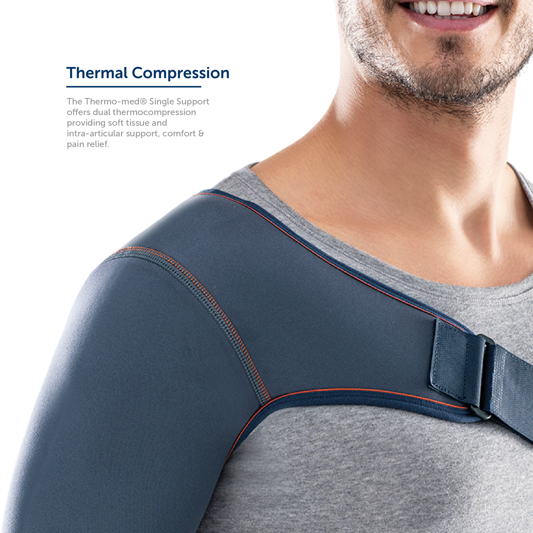 Thermo-med Schouder Support Bandage, foto 2 van 4
