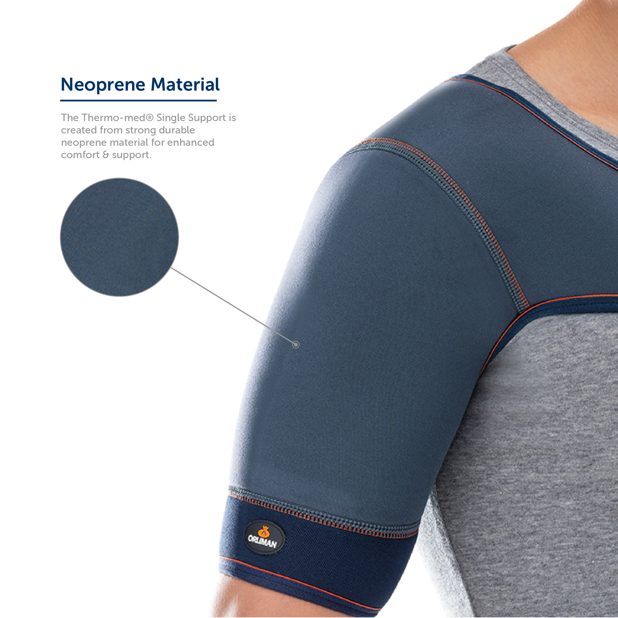 Thermo-med Schouder Support Bandage, foto 3 van 4