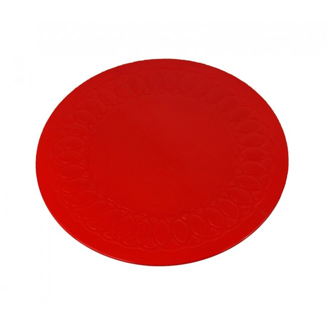 Anti-slip mat rond 19 cm Blauw of Rood