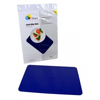 Anti-slip mat rechthoekig 35,5 x 25,5 cm Blauw