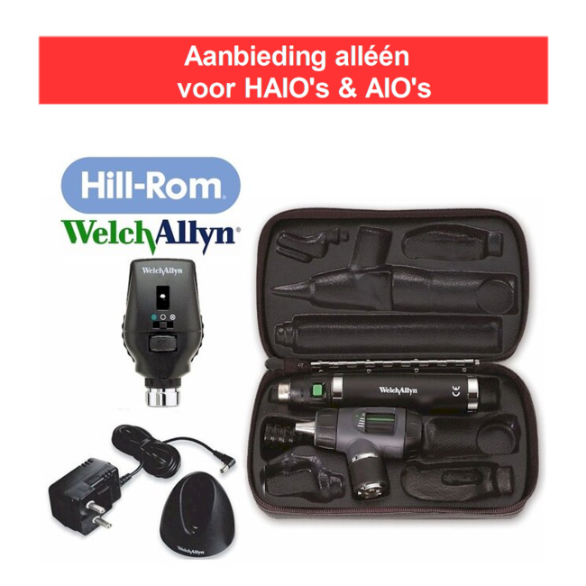 Welch Allyn Macroview oog-oorset met oplaadbaar handvat