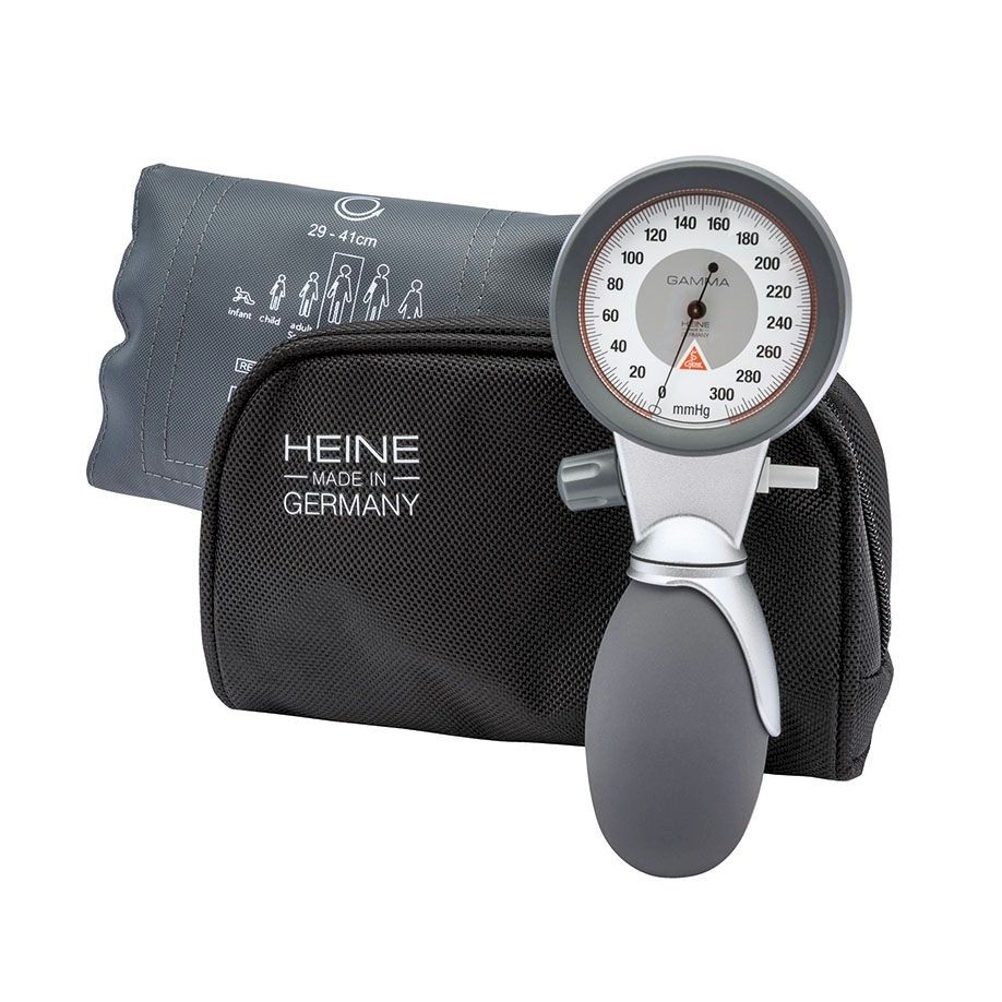 Heine Bloeddrukmeter GAMMA G7 schroefventiel, compleet met manchet in etui