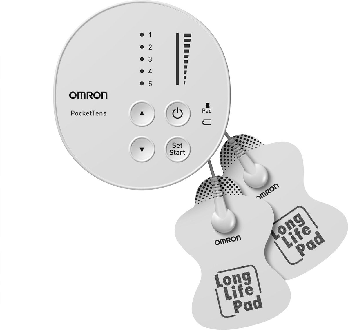 Omron PocketTens - Tens Apparaat - Elektrodentherapie - Elektroden Tens Spierstimulatie - Verlicht Spier & Gewrichtspijn