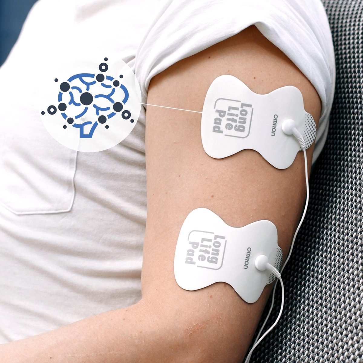 Omron PocketTens - Tens Apparaat - Elektrodentherapie - Elektroden Tens Spierstimulatie - Verlicht Spier & Gewrichtspijn, foto 4 van 6
