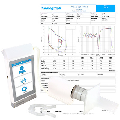 Vitalograph In2itive spirometer, foto 3 van 3
