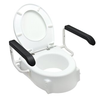 Toiletverhoger met armleuningen