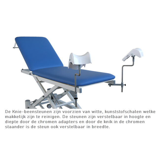 Wesseling Praxis 2 Elite - elektrisch in hoogte verstelbare onderzoeksbank