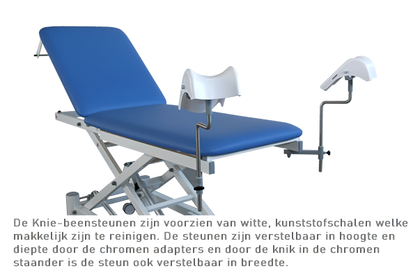 Wesseling Praxis 2 Elite - elektrisch in hoogte verstelbare onderzoeksbank, foto 2 van 6