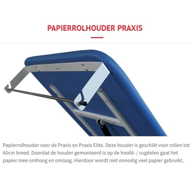 Wesseling Praxis 4 Comfort Elite - elektrisch in hoogte verstelbare onderzoeksbank