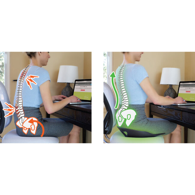 thumbnail image 2 of BackJoy SitSmart Posture Plus (Black)discomfort 2 of 11