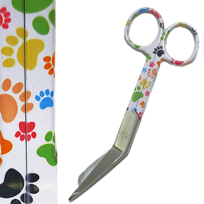 Satillo Verpleegkundige Scharenset Puppy Paws – Verbandschaar, Chirurgische Schaar & Kocher (met Naam)