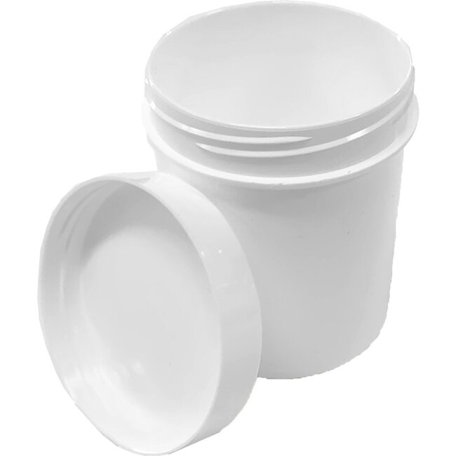Plastic Potjes met Deksel - 25 ml - 10 stuks - Reispotjes Hervulbaar klein - Cosmetica potje - Lege Potjes - Zalfpotje - Copy