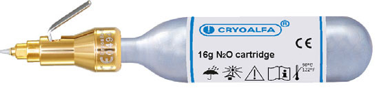 CryoAlfa Cryoalfa Super Punt applicator - incl.cartridge en opbergetui., foto 4 van 5