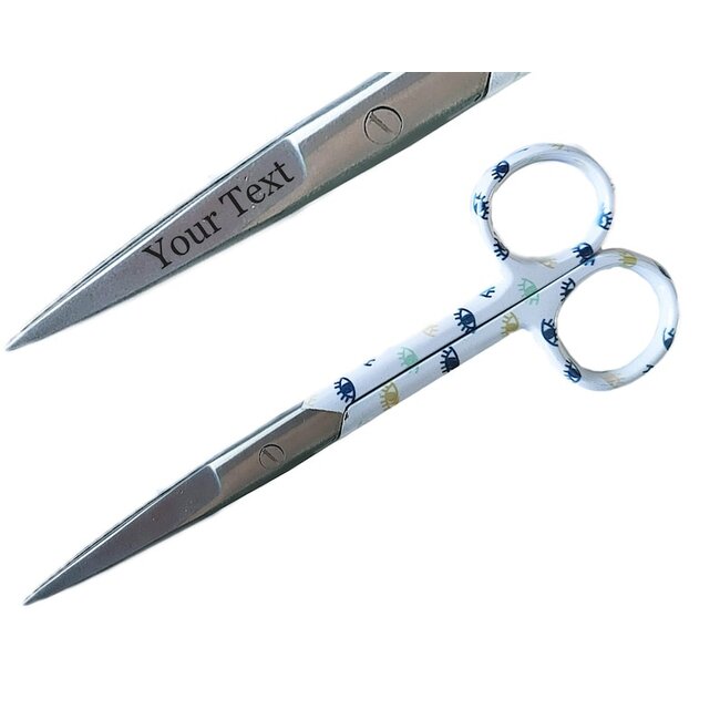 Satillo Verpleegkundige Scharenset Eyelicious Eyes – Verbandschaar, Chirurgische Schaar & Kocher (met Naam)