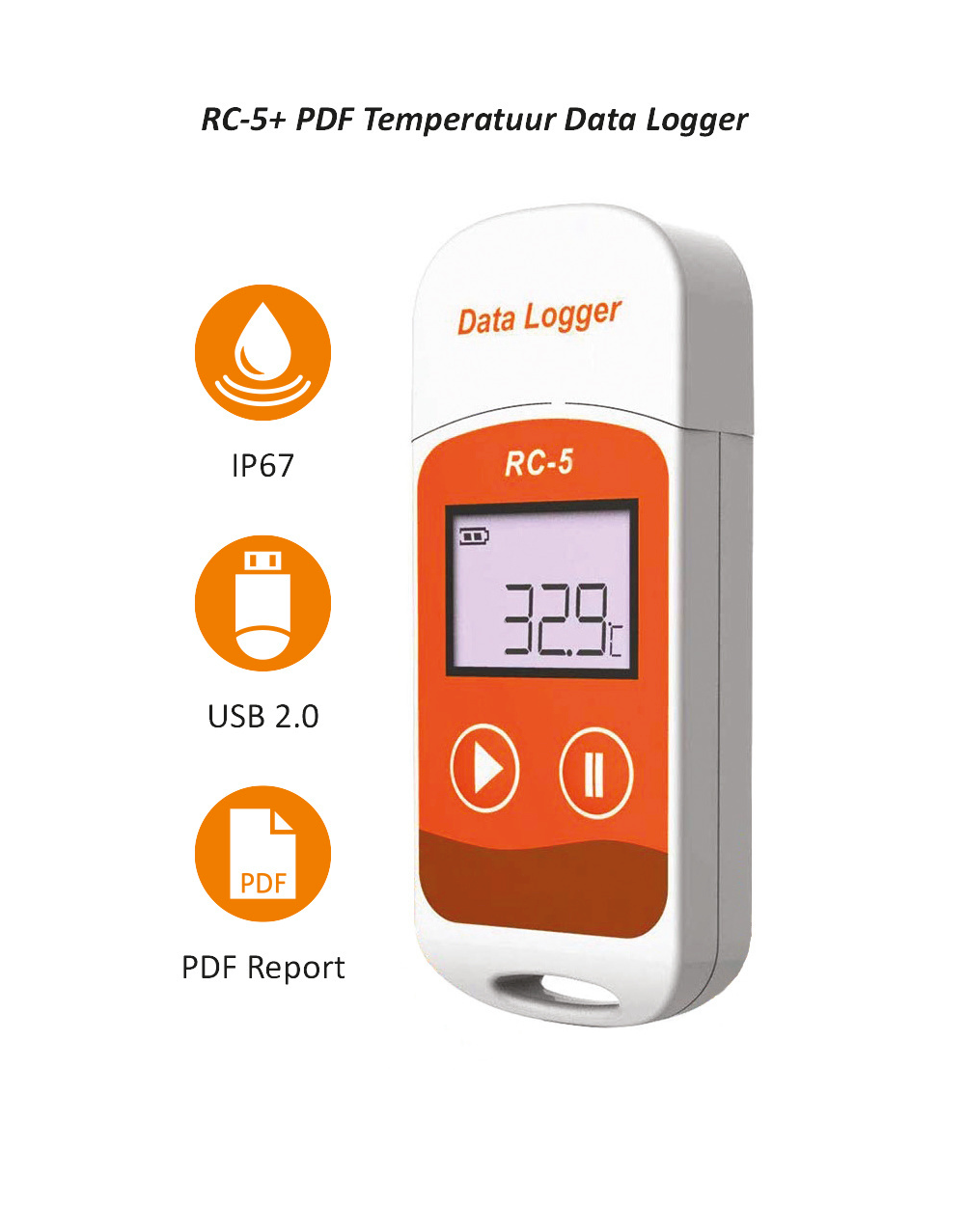 Temperatuur datalogger RC-5