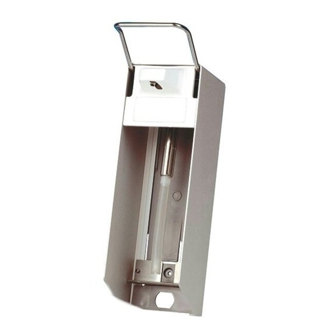 Zeep- en desinfectie dispenser, aluminium, 500 ml, foto 2 van 2