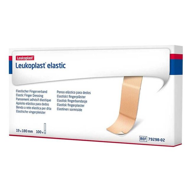 Leukoplast Elastic - Elastische Vingerpleister - 19 x 180mm - 100st