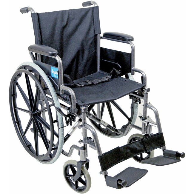 Standaard rolstoel met grote wielen