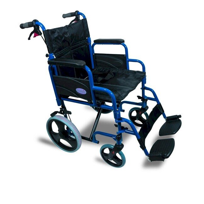 Transport rolstoel deluxe - Blauw
