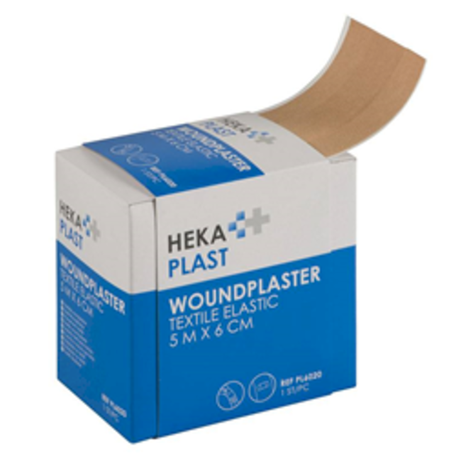 Heka Wondpleister Hekaplast Textile Elastic - 6cm x 5 meter