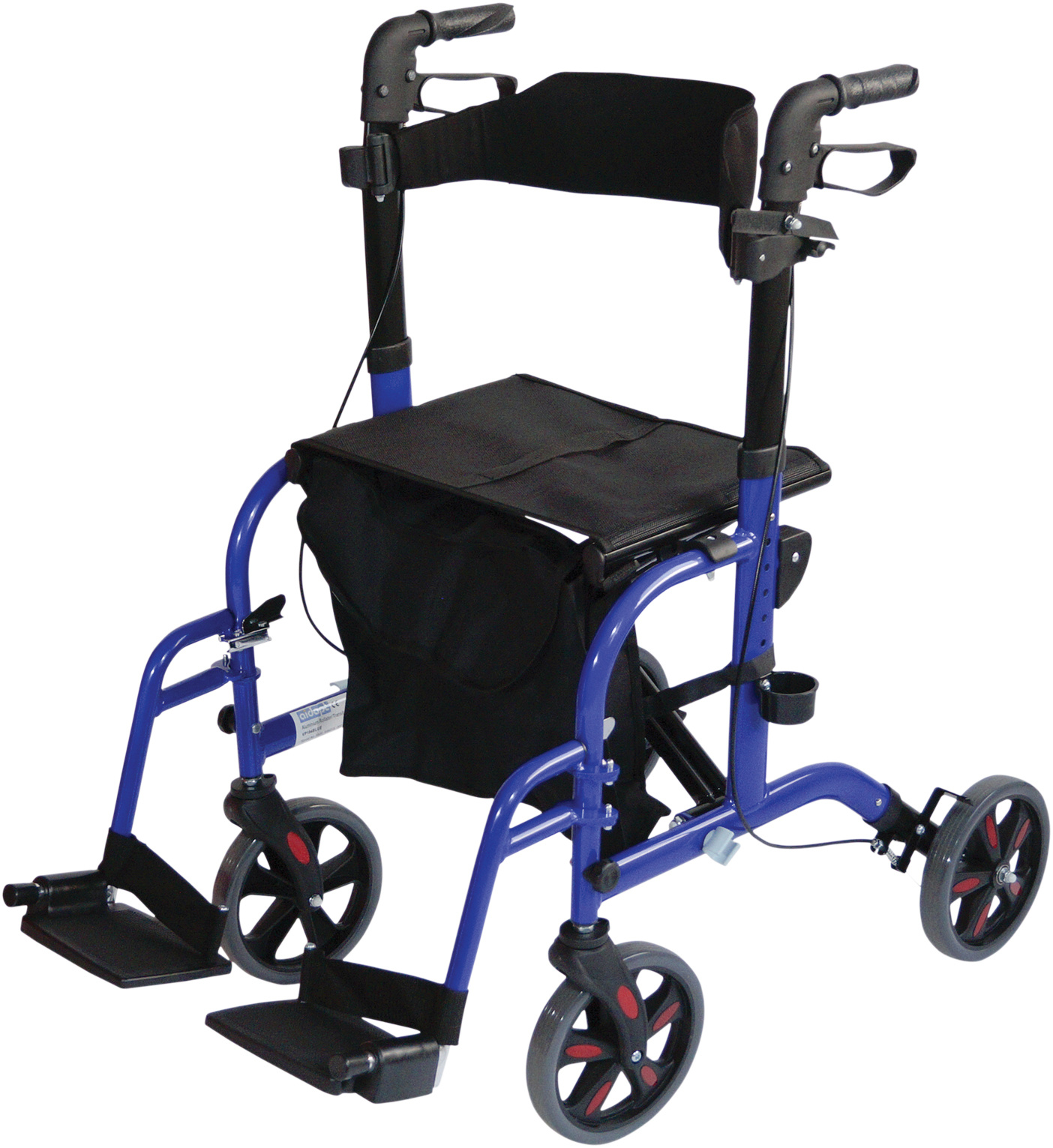 Aidapt Twee-in-één Lichtgewicht Rollator en Rolstoel, foto 2 van 6