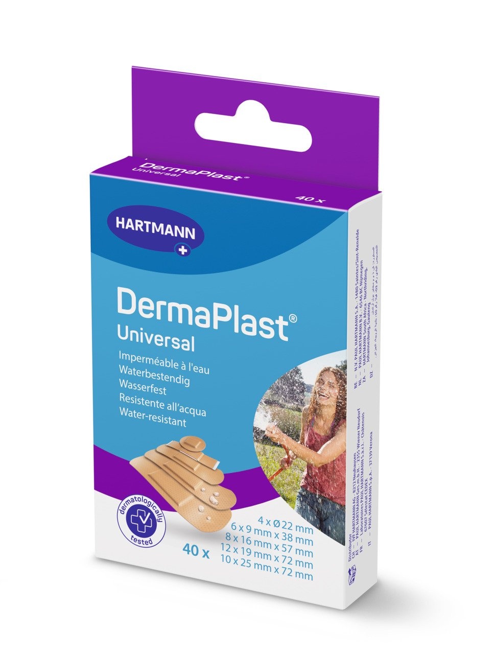 Hartmann Wondpleister assortiment Dermaplast Comfort strips, foto 2 van 2