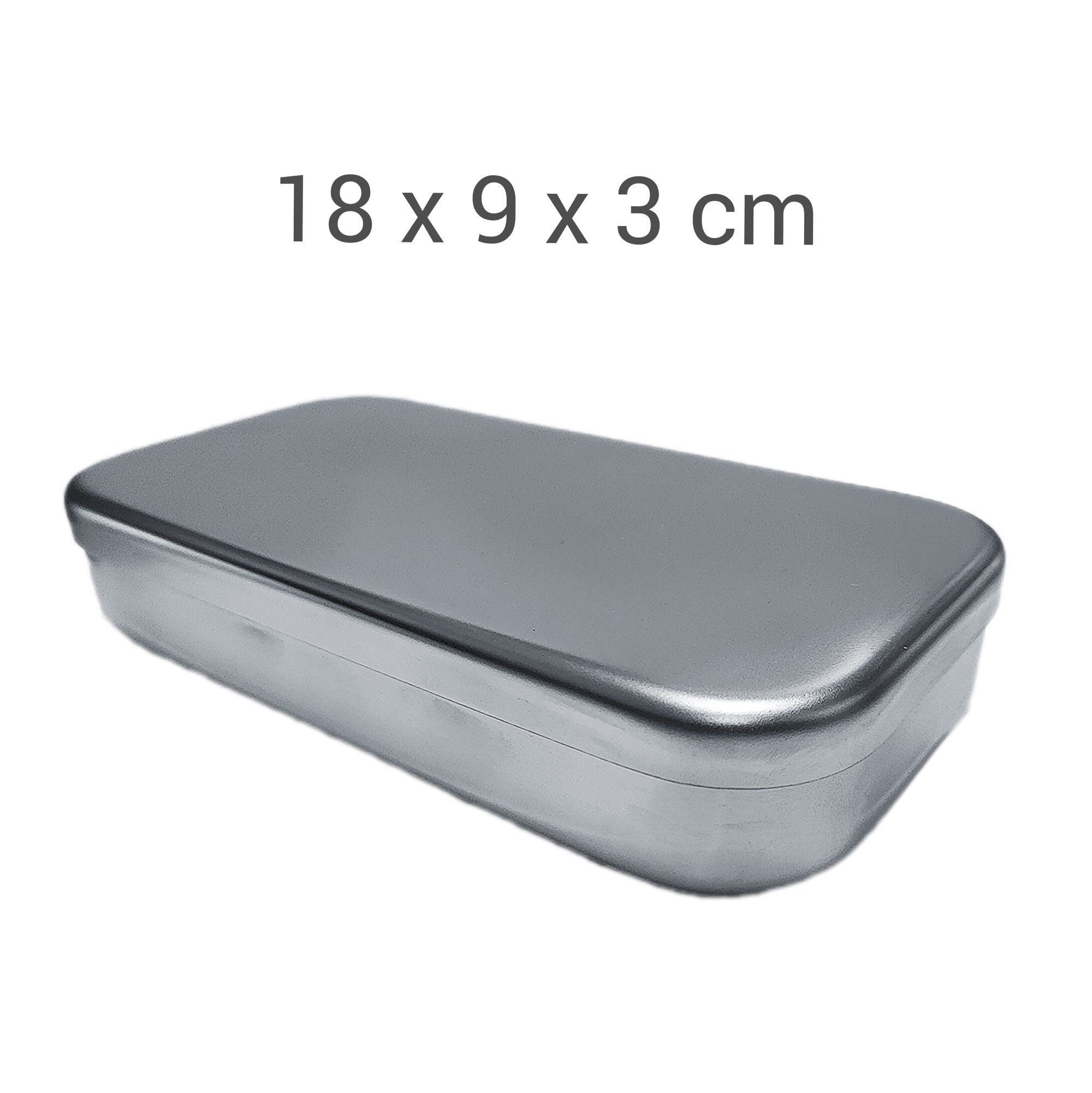 Instrumentendoos RVS - Groot - 18x9x3cm, foto 4 van 4