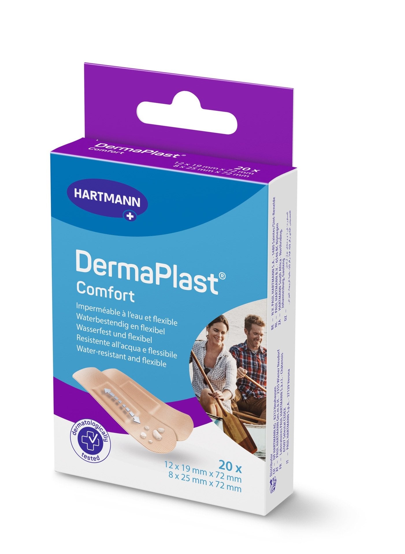 Hartmann Wondpleister assortiment Dermaplast Comfort strips