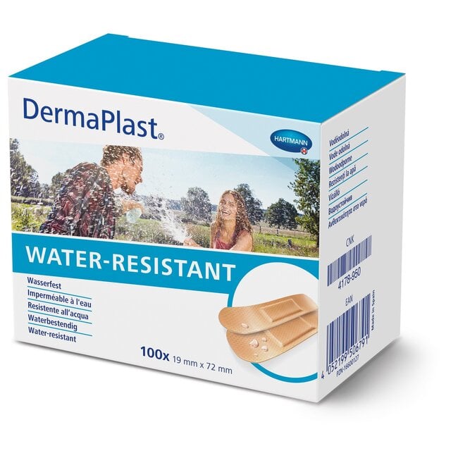 Hartmann Dermaplast Wondpleisterstrips - Water Resistant - 100 strips