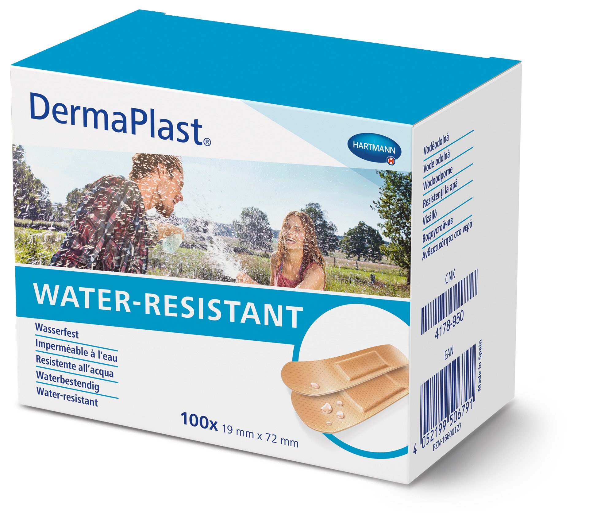 Hartmann Dermaplast Wondpleisterstrips - Water Resistant - 100 strips