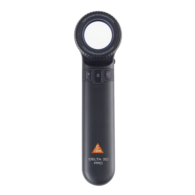 Heine DELTA 30 PRO Dermatoscoop - Standaard set - Geavanceerde Technologie met 10x Vergroting, Polarisatietechnologie en LED HQ Verlichting