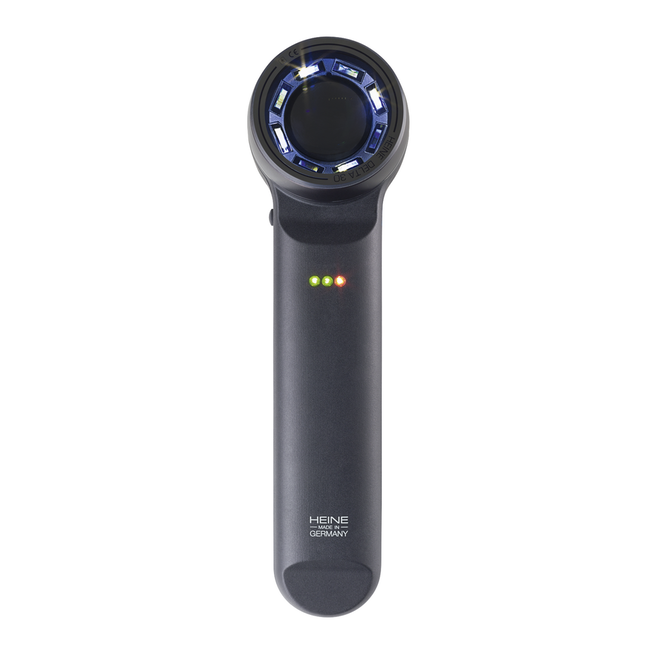 Heine DELTA 30 PRO Dermatoscoop - Standaard set - Geavanceerde Technologie met 10x Vergroting, Polarisatietechnologie en LED HQ Verlichting