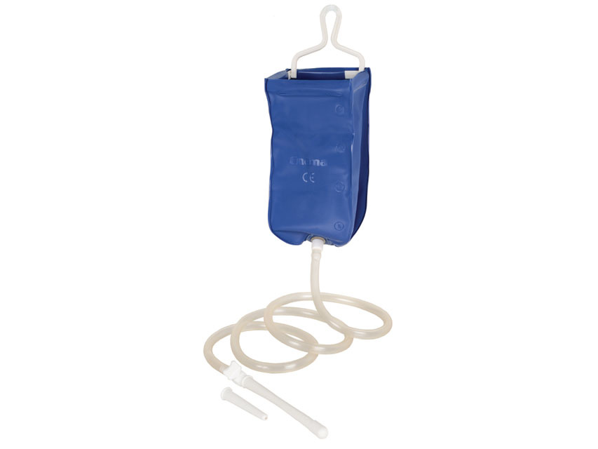 Klysma set - 2 liter - Enema voor darmreiniging en darmspoeling - handig compact reis model, foto 2 van 3