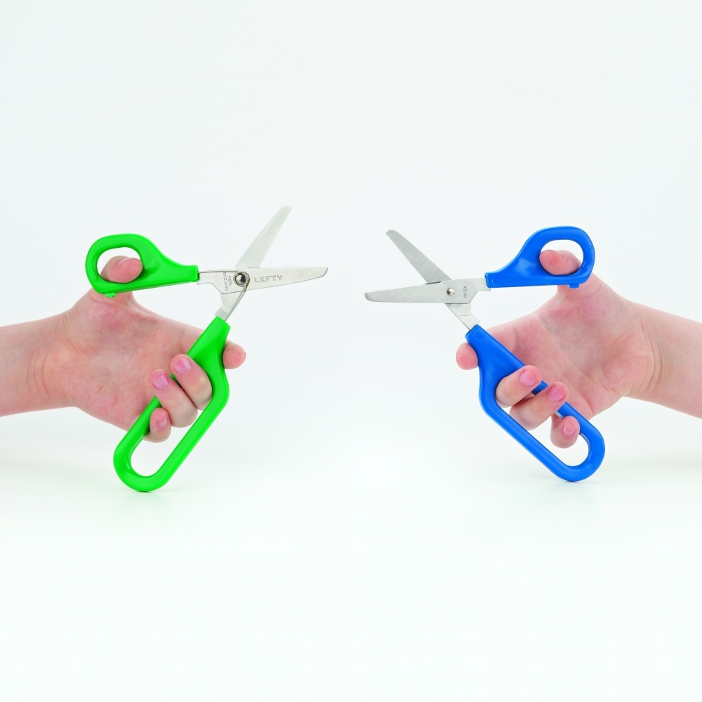 Zelfopenende schaar 45 mm - links of rechtshandig met stompe punt