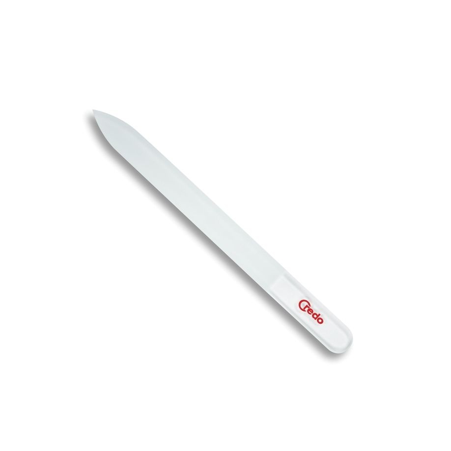 Credo Glazen nagelvijl manicure 140 x 3 mm blisterverpakking