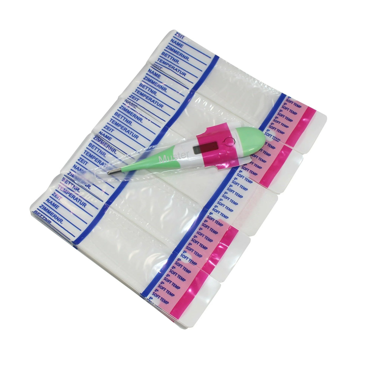 Softtemp Disposable hoesjes voor digitale thermometer, met glijmiddel. 100 stuks