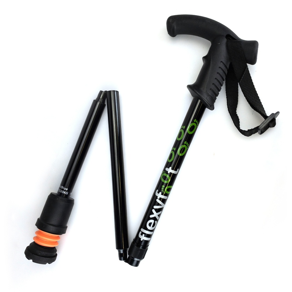 Flexyfoot Wandelstok opvouwbaar - met Soft-Touch handvat