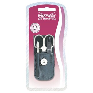 Wilkinson Wilkinson - Manicure set 3 delig in leder etui